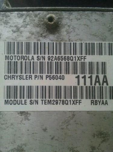 1999 dodge ram 5.2l ecu