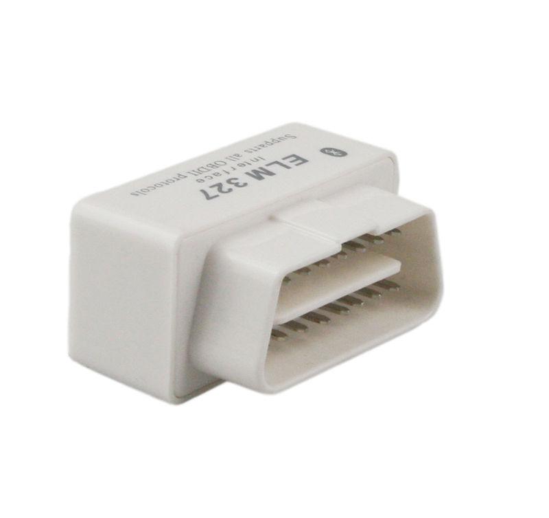 White elm327 super mini bluetooth obd2 diagnostic car scanner v1.5 free shipping