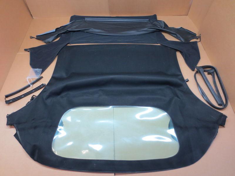 01 porsche 986 911 boxster top fabric plastic window headliner black  36,628