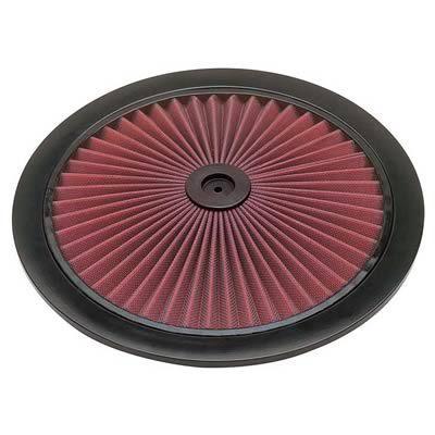 K&n air filter assembly top x-stream airflow abs plastic round cotton gauze red