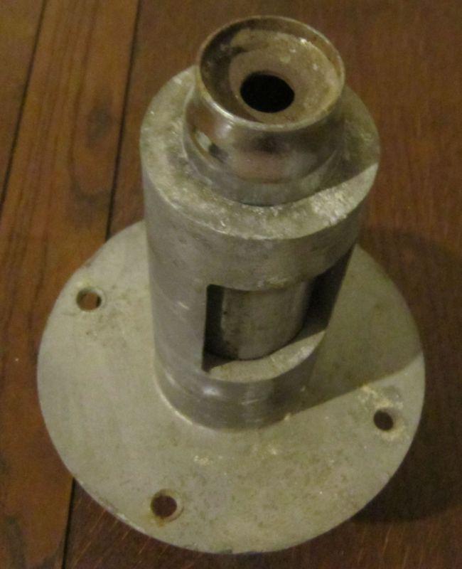 Bass fishing boat parts aluminum seat pedestal base one 6" x 6" x 2.5" tall