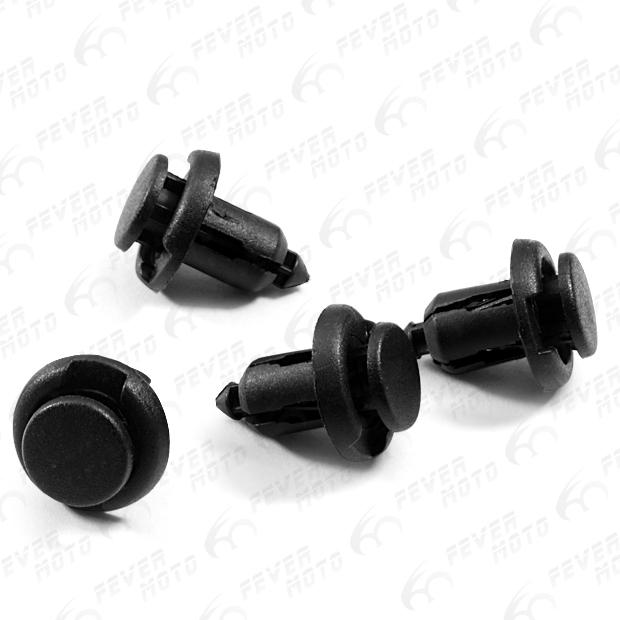 US 10mm Scews Push-Type Bumper Clips For Acura MDX RDX Honda CIVIC CR-V Black, US $8.98, image 2