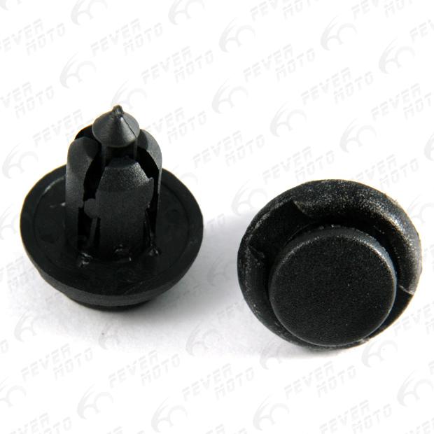 US 10mm Scews Push-Type Bumper Clips For Acura MDX RDX Honda CIVIC CR-V Black, US $8.98, image 3