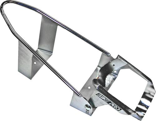 Bike pro motorcycle wheel chock-chrome permanent chocks (20126)