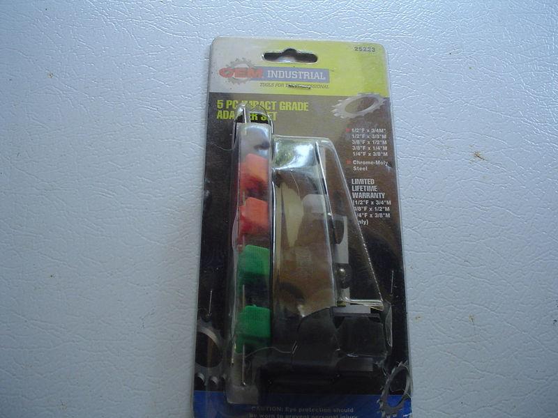 Oem 5 piece impact grade adapter set – new – 25223