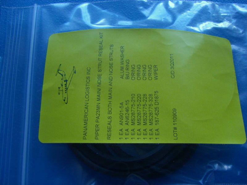 Piper pa23 main/ nose strut reseal kit