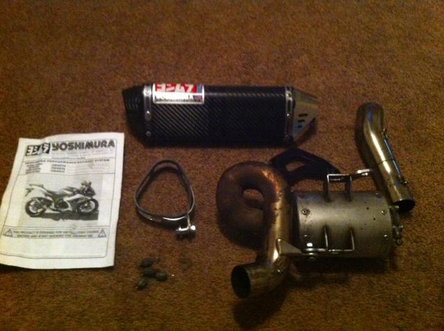 06 07 suzuki gsxr 600 750 yoshimura trc carbon fiber exhaust