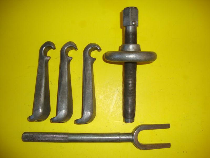 Vtg universal wheel hub drum remover puller & ball joint/tie rod separator  