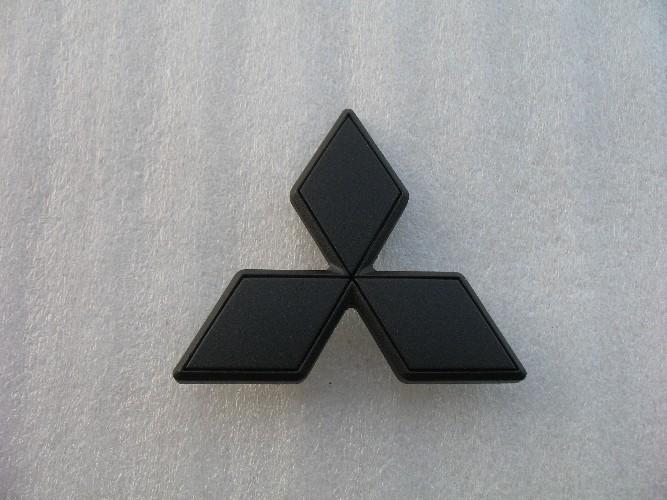 00-04 mitsubishi eclipse flat matte black blackout blacked out emblem sign badge