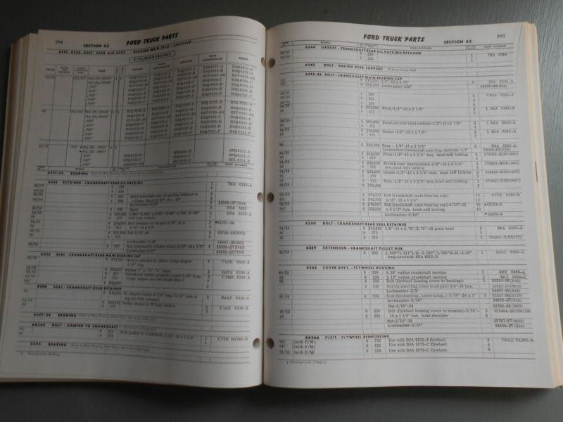 Find 19481956 Ford Truck Parts and Accessories Text Catalog in