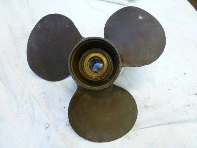 OMC JOHNSON 3-BLADE 10.5 X 11 BRASS PROP MICHIGAN AMC650 BOAT MOTOR OUTBOARD, US $58.99, image 5