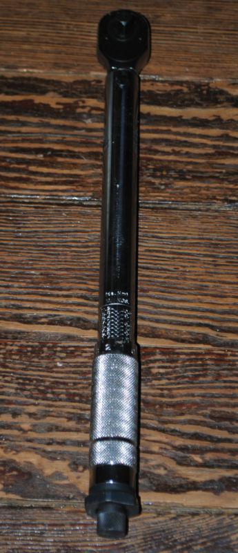 1/4" drive pittsburgh click stop torque wrench