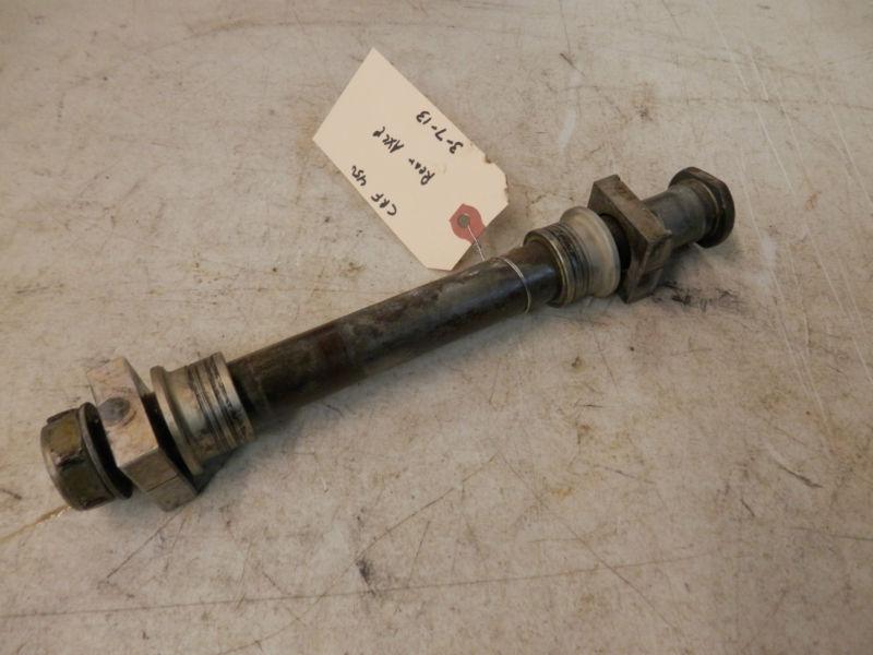 2003 honda crf450r  rear axle w/ spacers & nut 