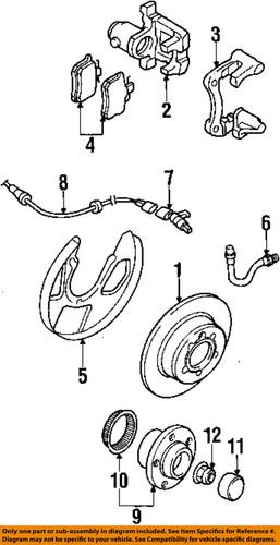 Volkswagen oem 6q0615426d disc brake caliper bracket/brake caliper bracket