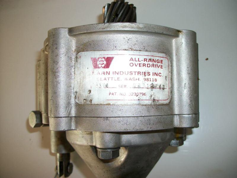  warn all-range overdrive model 33v6  dana 18 with 29 tooth gear with shifter