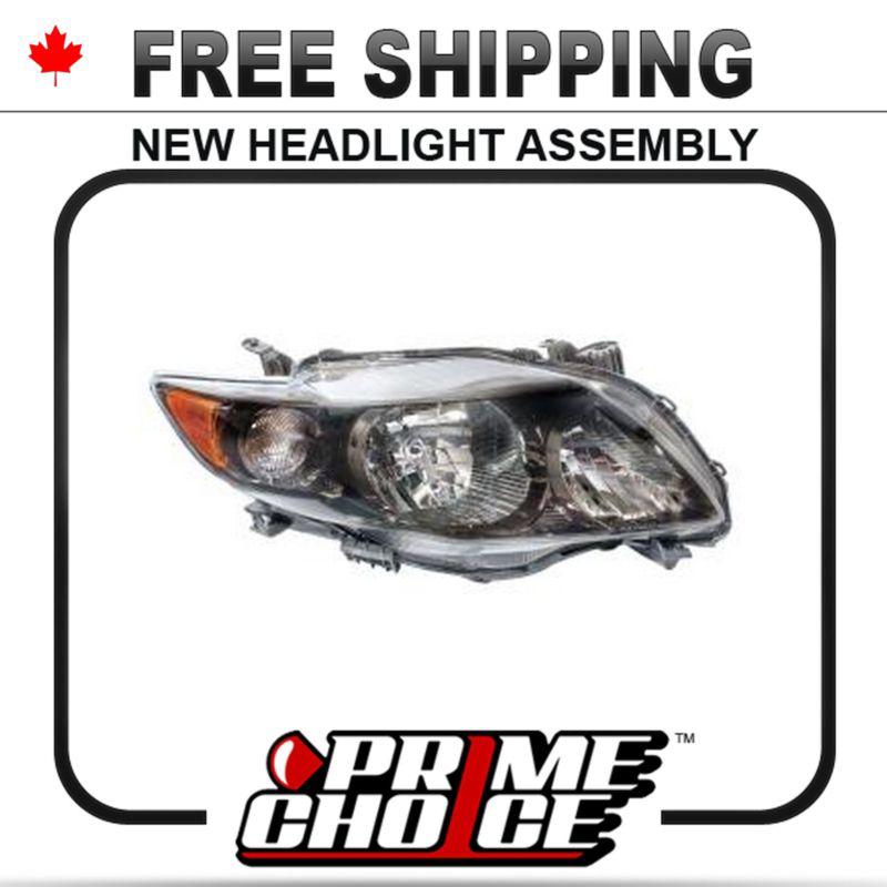 Prime choice new right passenger side headlamp headlight assembly replacement rh