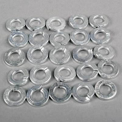 Summit racing hk-25nmlw1z washers split lock steel zinc plated 1/4" set of 25