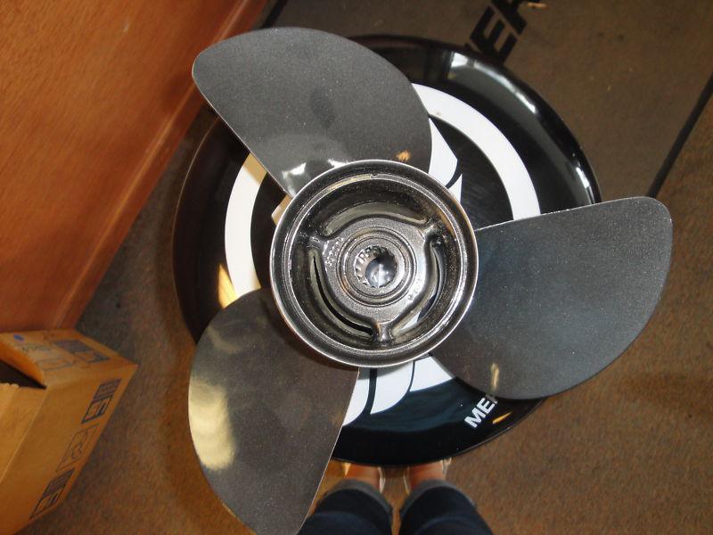 Quicksilver Black Aluminum Prop FP743 13 1\2 Pitch 13, US $79.99, image 2