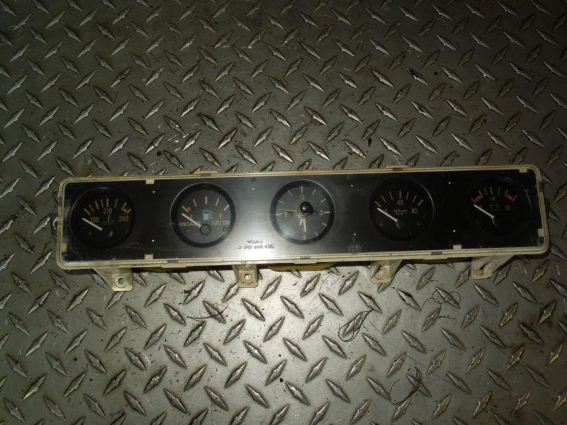 Find Factory Center Cluster Gauges, Jeep Wrangler YJ, 19871991 in