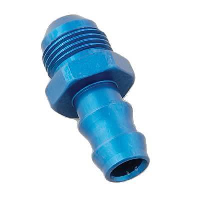 Summit 220755 hose end twist-tite straight blue male -4 an to -4 an hose barb ea