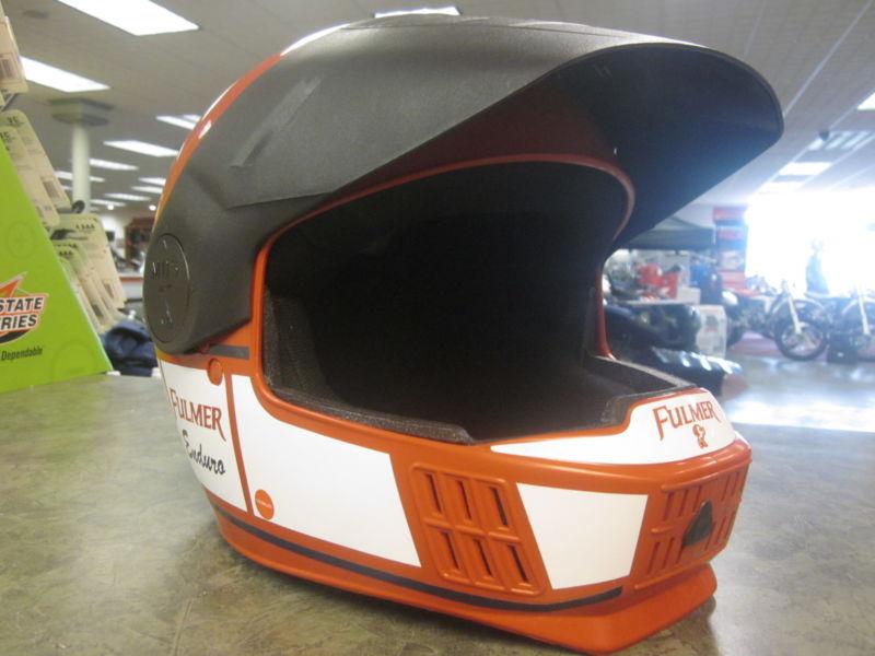 Arthur fulmer vintage enduro moto cross helmet 1987 in original box l@@k fulmer