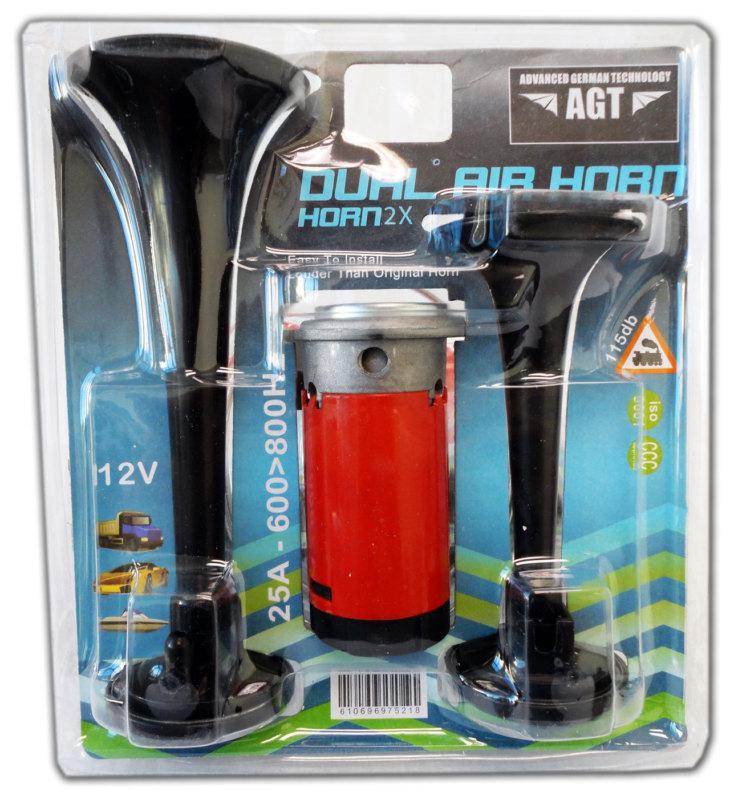 Boat air horn kit with compressor electronic 12v easy to install any boat
