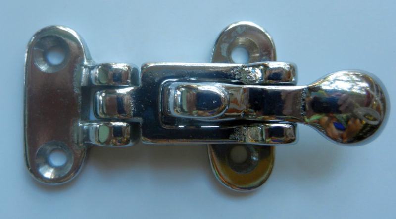 Heavy stainless hold down latch, chromed bronze