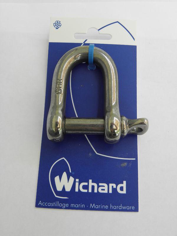  "d" shackle 11206 hr, rigging , sailing, sail, sailboat, block ,loading wichard