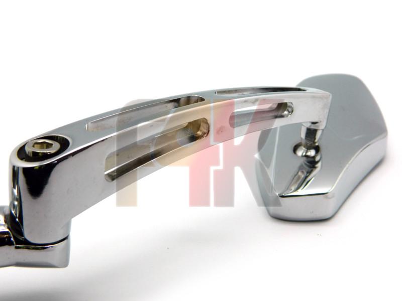 RACING CHROME REARVIEW MIRRORS FOR CBR GSXR NINJA R1 R6 FZ1 FZ6 HAYABUSA DUCATI, US $19.95, image 5
