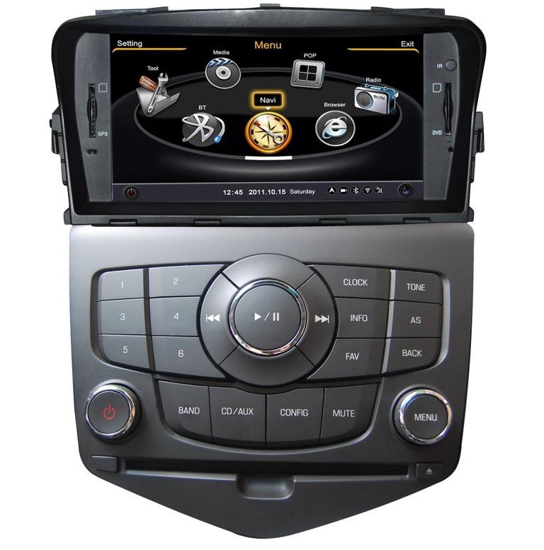 New model 7" car dvd player for chevrolet cruze 2008-2011 gps-tv-bt-3g-wifi c045