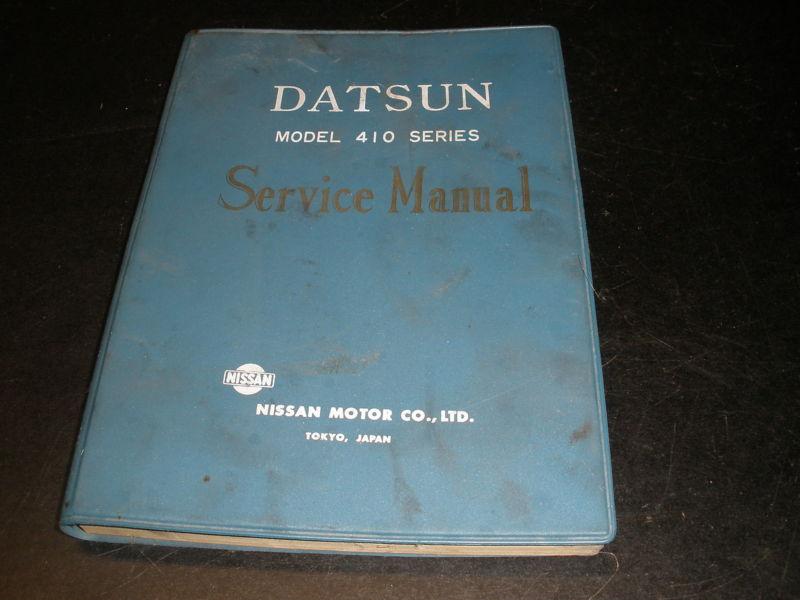 Nissan motor datsun model 410 series service manual