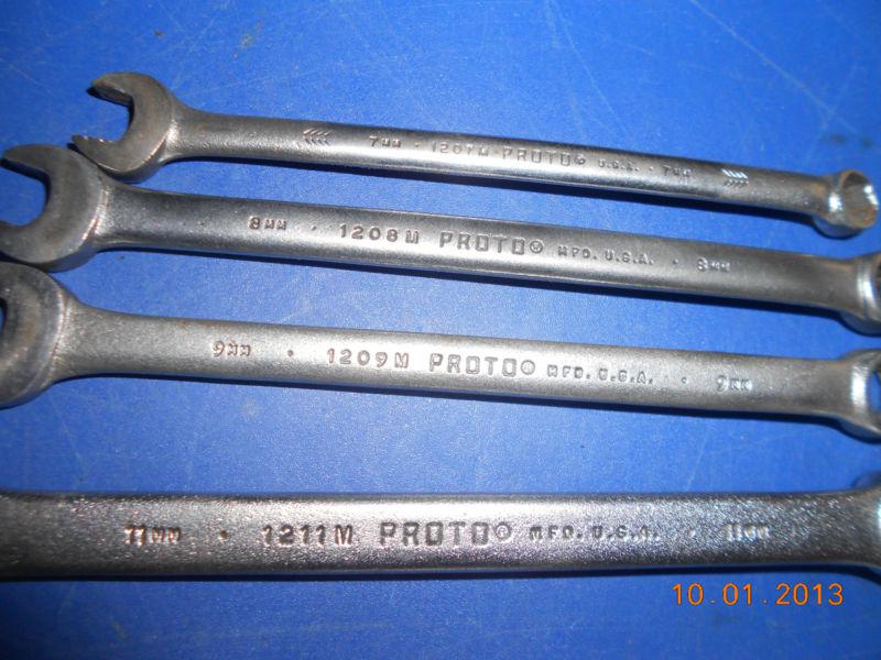 Find 6 Proto Professional Metric Combination Wrenches Small Sizes Free