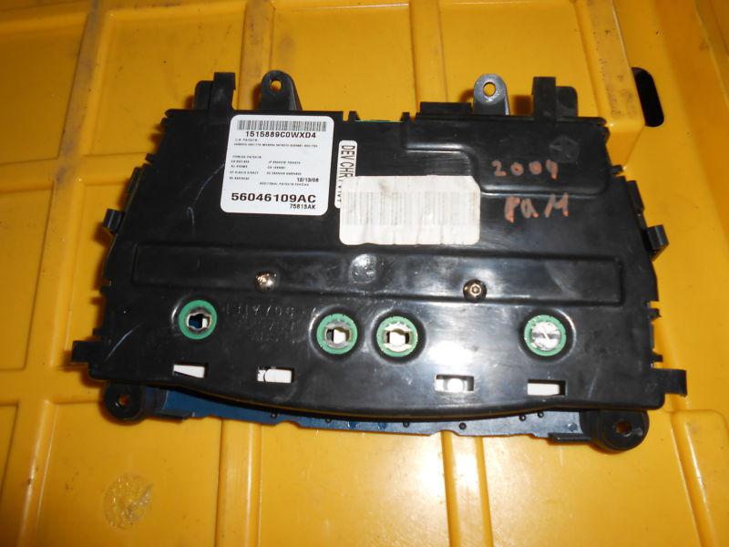 Find 56046109AC 2009 RAM OVERHEAD CONSOLE DISPLAY C20 in Sloughhouse