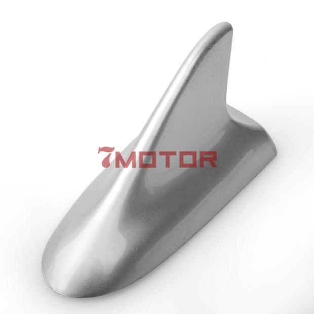 New silver shark fin buick style roof top mount aerial car antenna decorative 