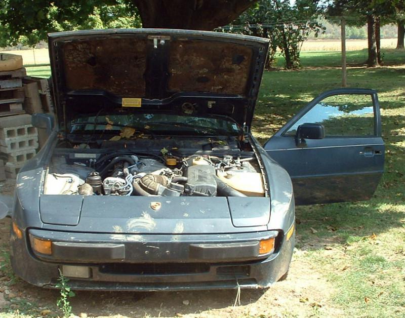 1984 944 5 Spd Porsche -Parts  Car Only -NO TITLE, US $800.00, image 2