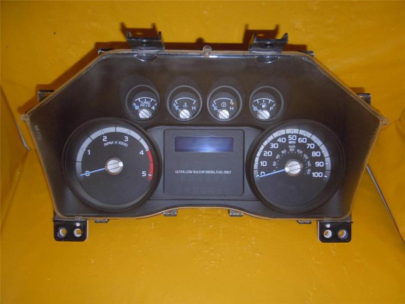 2011 ford f250sd f350sd speedometer instrument cluster dash panel gauges 110,140