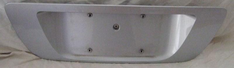 Genuine 2005-2007 mercedes benz c230 w203 oem trunk license plate panel trim