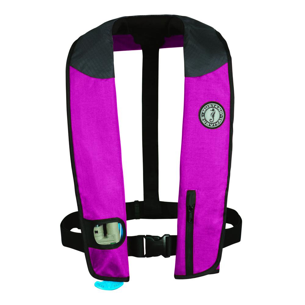 Mustang deluxe adult inflatable - automatic - universal - pink/black/carbon md30