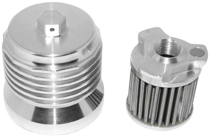 Pc racing flo spin on stainless steel oil filter  pcs2