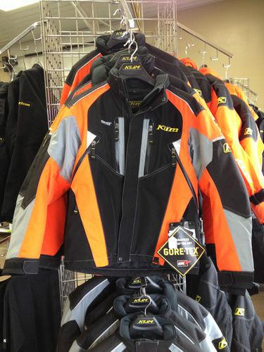 Klim men's vector parka orange/black & black/grey