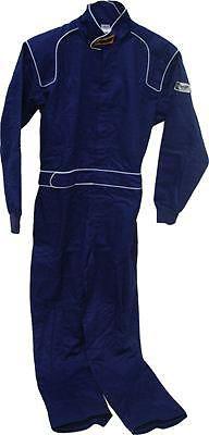 Rci racing driving suit one-piece single layer proban blue with white x-large