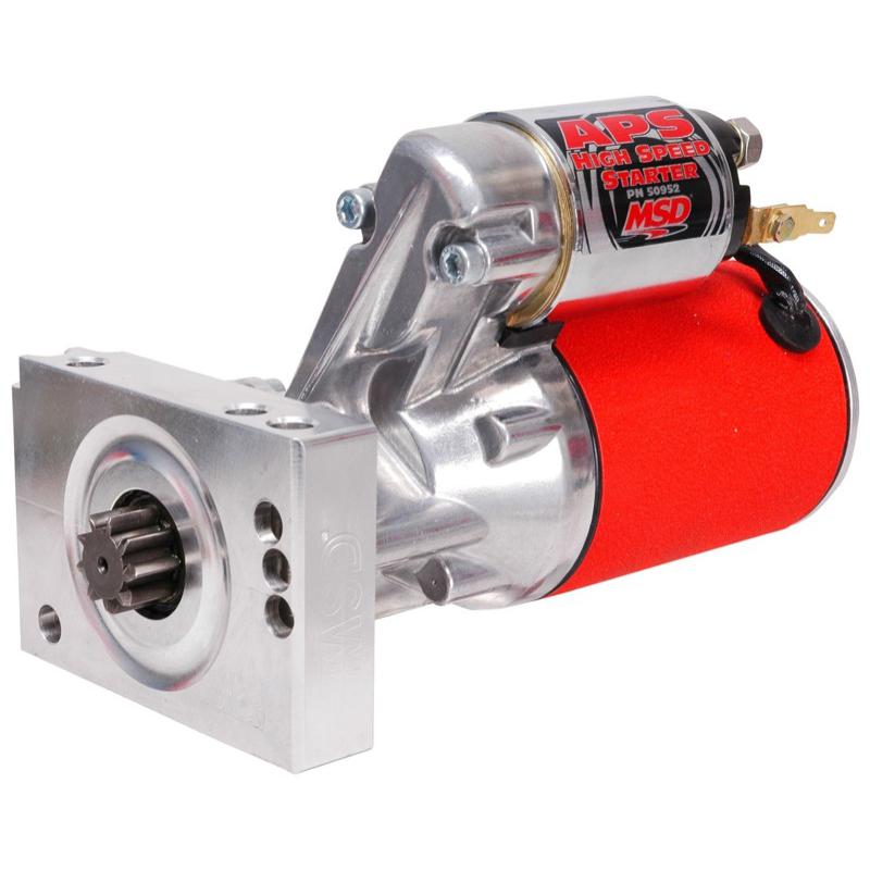 Msd 50952 dynaforce high speed chevy v8 red 153 & 168 tooth 3 hp starter