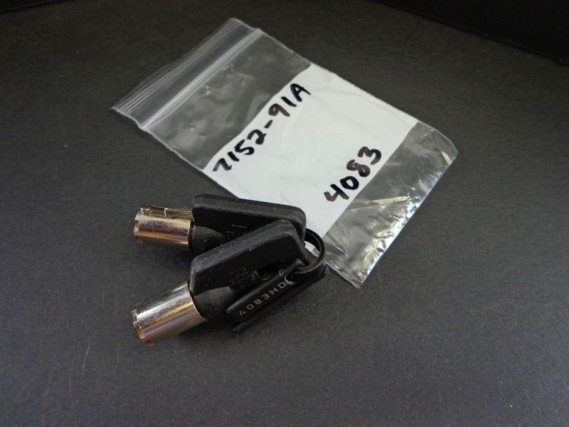 Find Harley Davidson Barrel Key Ignition/Fork Lock Key Set 7145291A