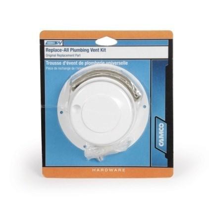 Camco 40033 polar white plumbing vent kit rv parts