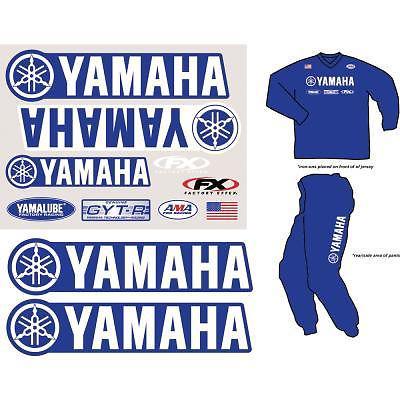 Factory effex iron on rider gear kit yamaha