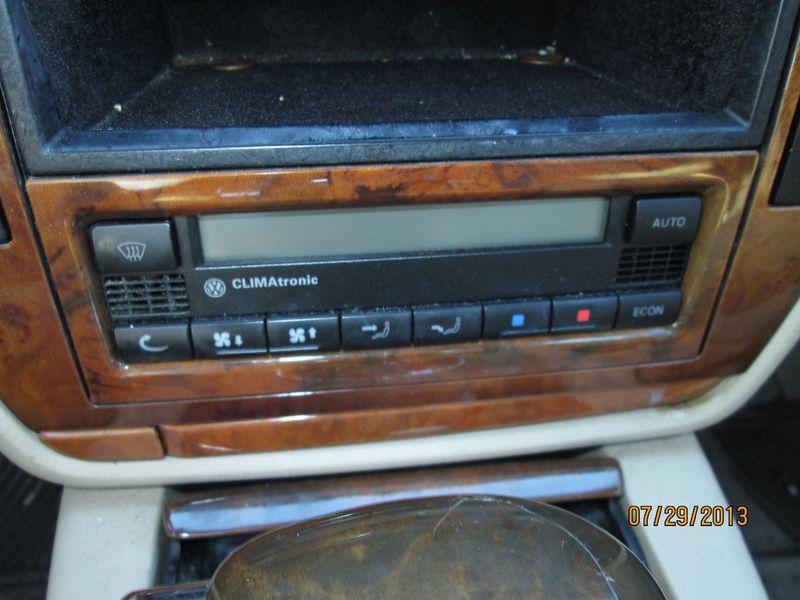 00 01 vw passat electric ac heater controls