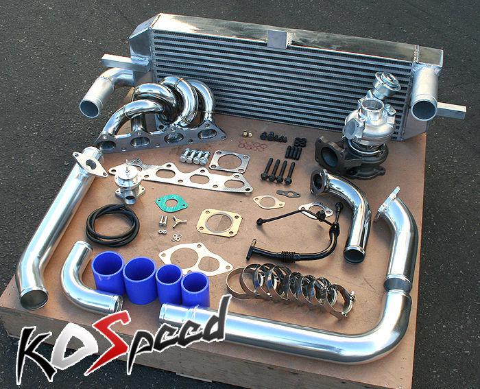 Sell MIT DSM 2G 4G63 TD05 16G TURBO UPGRADE BOLT ON INTERCOOLER+PIPING MANIFOLD KIT in Rowland