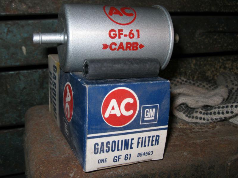 Sell nos AC Delco GF 61 Fuel filter 854583 corvette pontiac tri power
