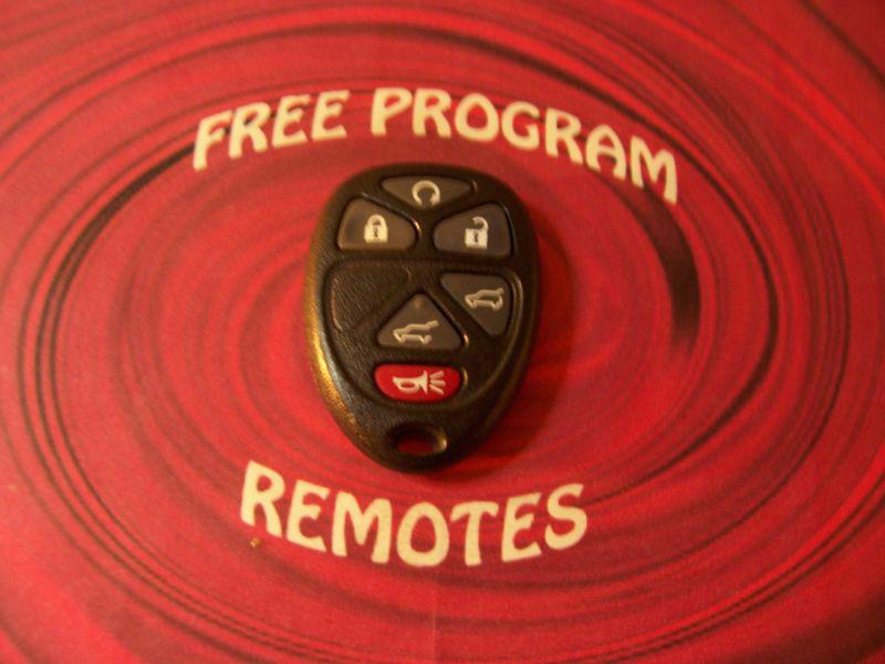 1 keyless remote w/new case 07-10 chevy tahoe suburban yukon escalade 15913427