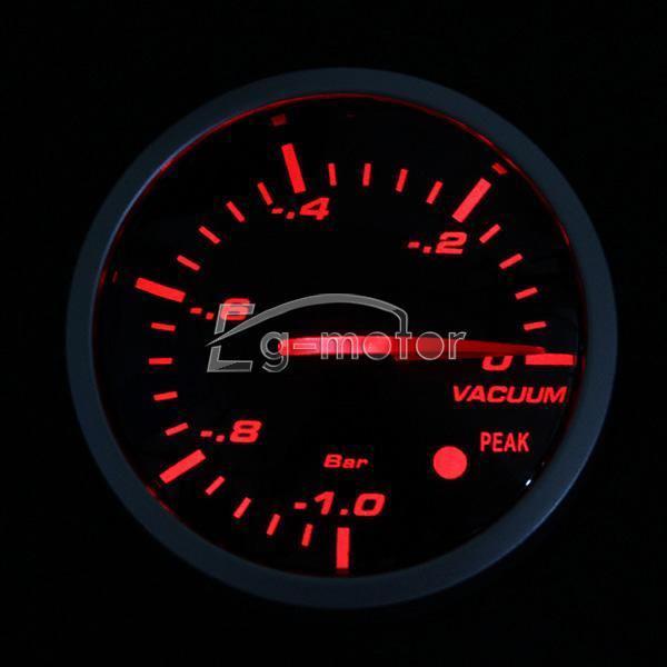 Car Vehicle Racing 60mm LED Backlight Meter Alarm Water Vaccum Gauge 12V DC, US $30.95, image 6